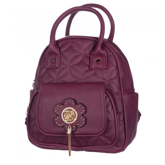 BACKPACK-B-7012-BURGUNDY - Click Image to Close