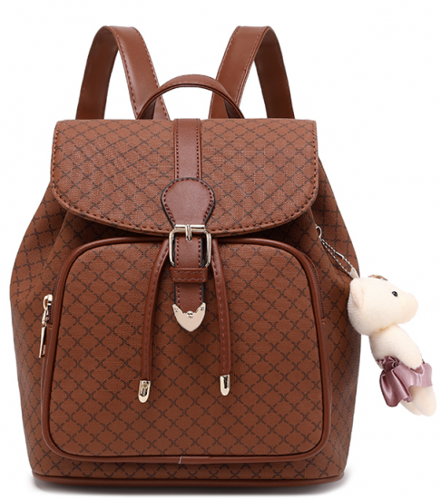 BACKPACK-8872-1 BROWN - Click Image to Close