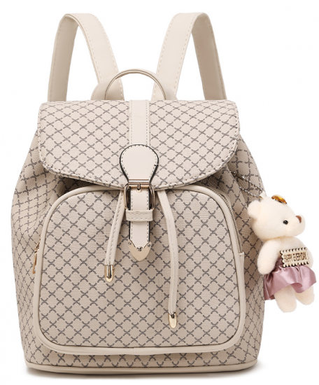 BACKPACK-8872-1 BEIGE - Click Image to Close