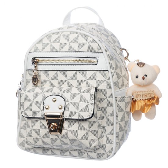 BACKPACK-B3691-WHITE - Click Image to Close