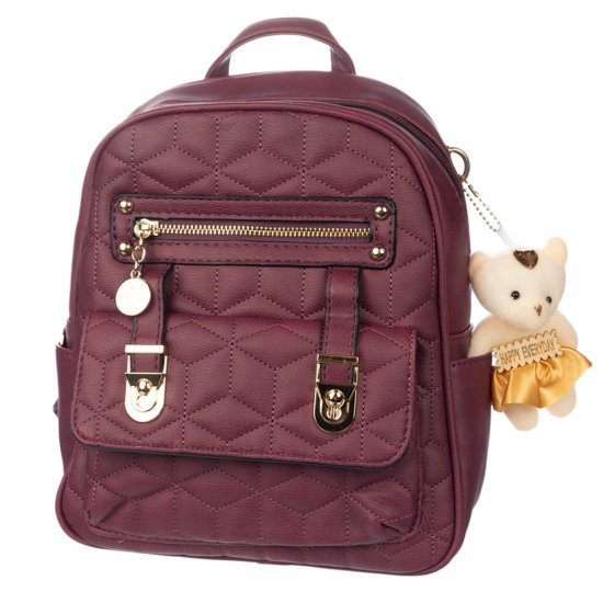 BACKPACK-B2058-BURGUNDY - Click Image to Close